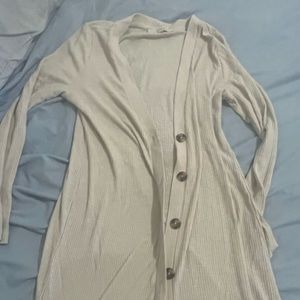 Never worn just tags ripped off - light weight cardigan ribbed sweater